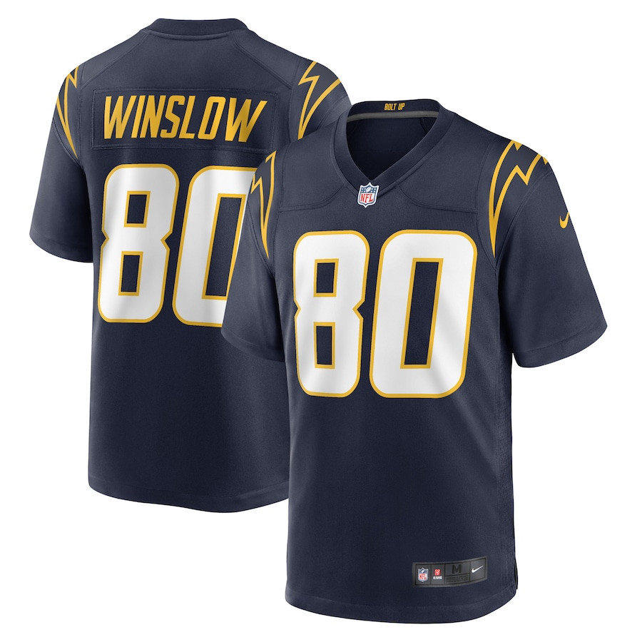Kellen Winslow 80 Los Angeles Chargers Men Retired Jersey - Navy JS6106 Saliibo