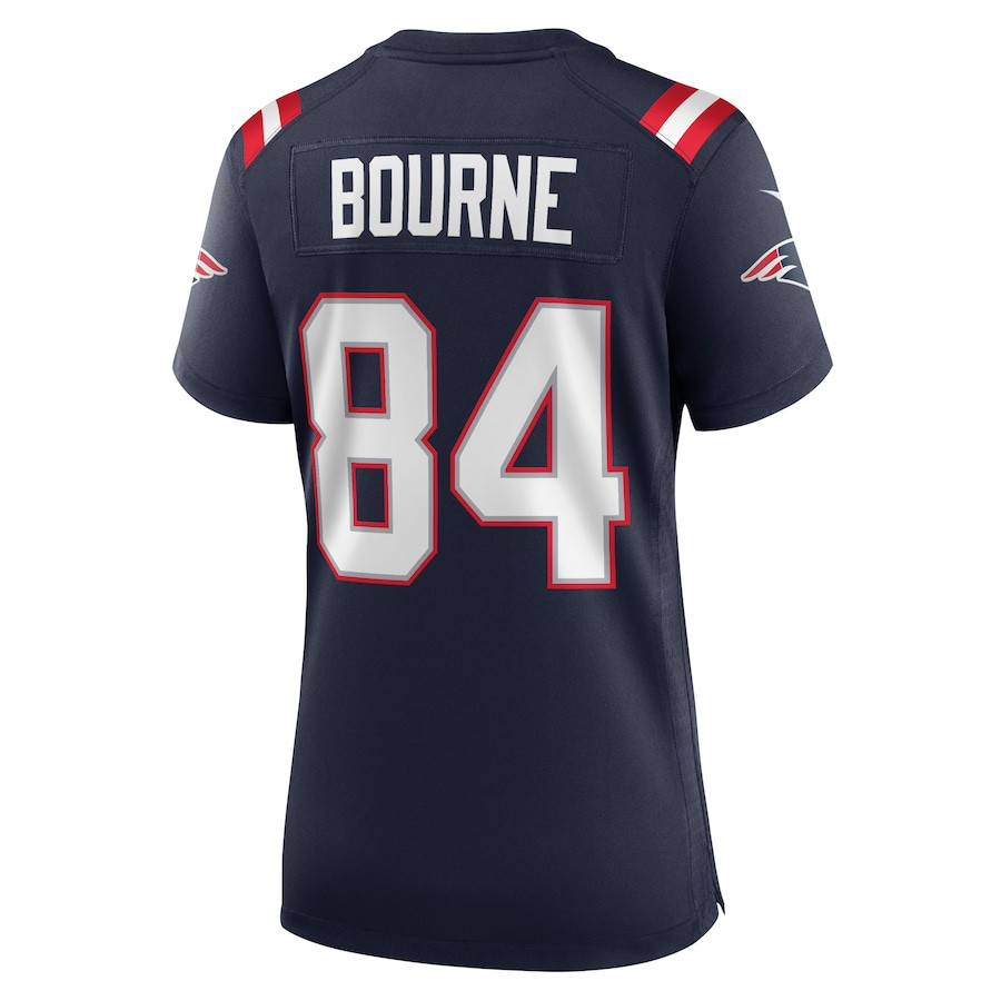 Kendrick Bourne 84 New England Patriots Women Game Jersey - Navy JS2171 Saliibo - Image 3