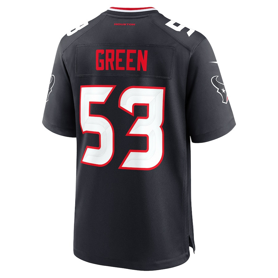 Kendrick Green 53 Houston Texans Team Game Men Jersey - Navy JS7498 Saliibo - Image 3