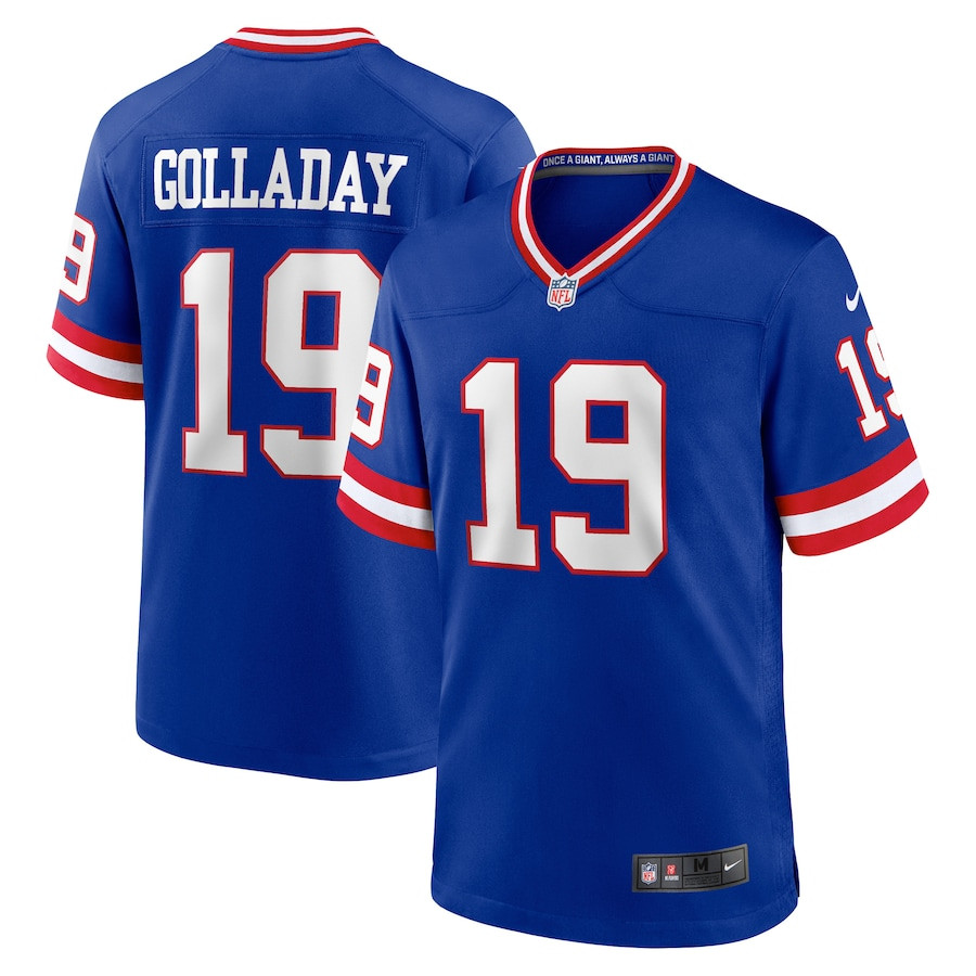 Kenny Golladay 19 New York Giants Men Classic Game Jersey - Royal JS6965 Saliibo