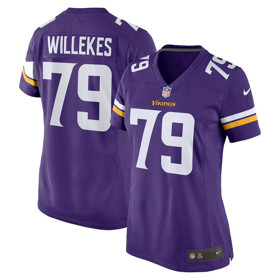 Kenny Willekes 79 Minnesota Vikings Women Game Jersey - Purple JS9550 Saliibo
