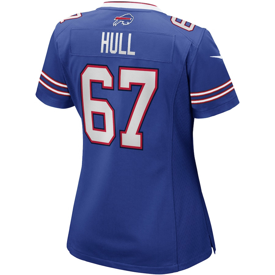 Kent Hull 67 Buffalo Bills Women Game Retired Jersey - Royal JS7686 Saliibo - Image 3