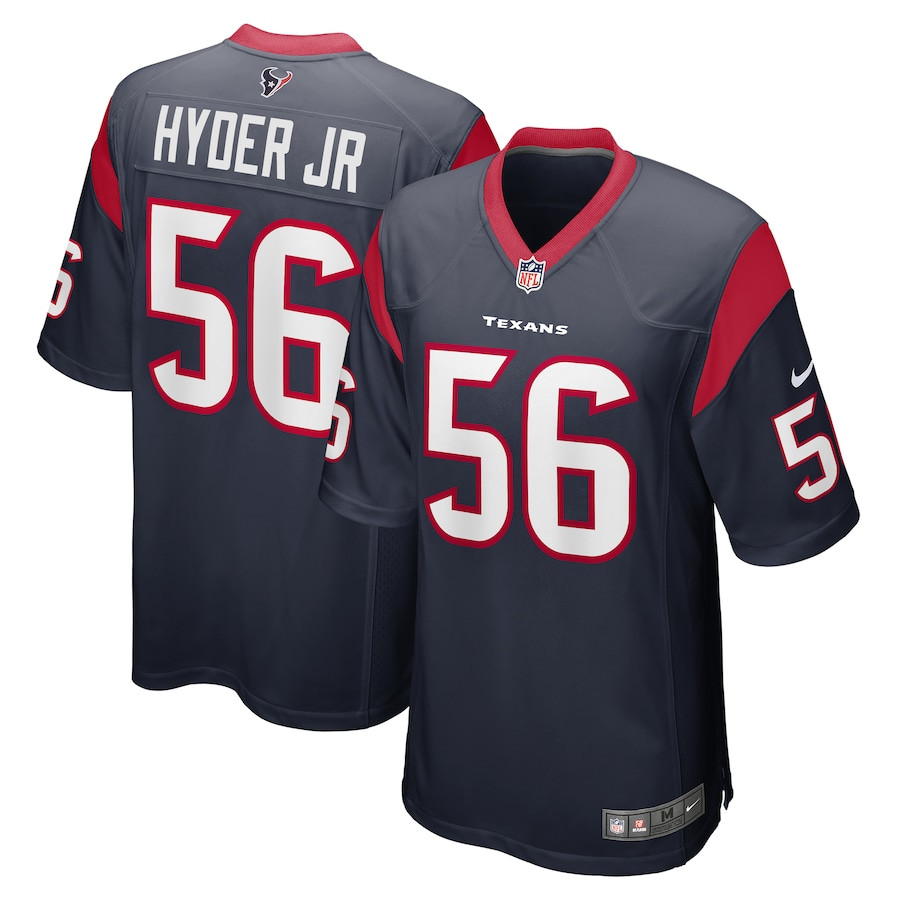 Kerry Hyder Jr. 56 Houston Texans Game Men Jersey - Navy JS2932 Saliibo