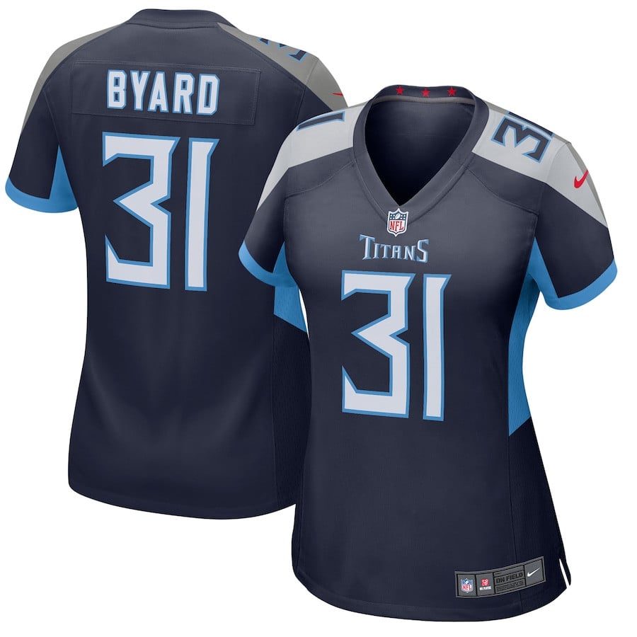 Kevin Byard 31 Tennessee Titans Women Jersey - Navy JS3869 Saliibo
