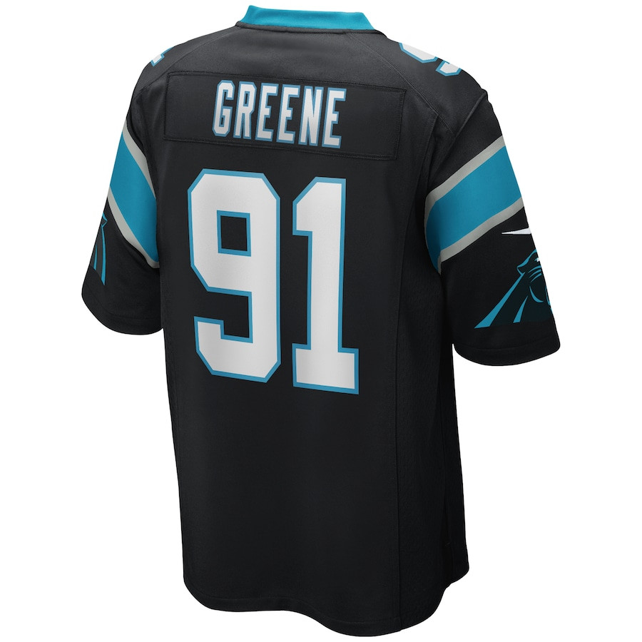 Kevin Greene 91 Carolina Panthers Men Game Retired Jersey - Black JS8976 Saliibo - Image 3