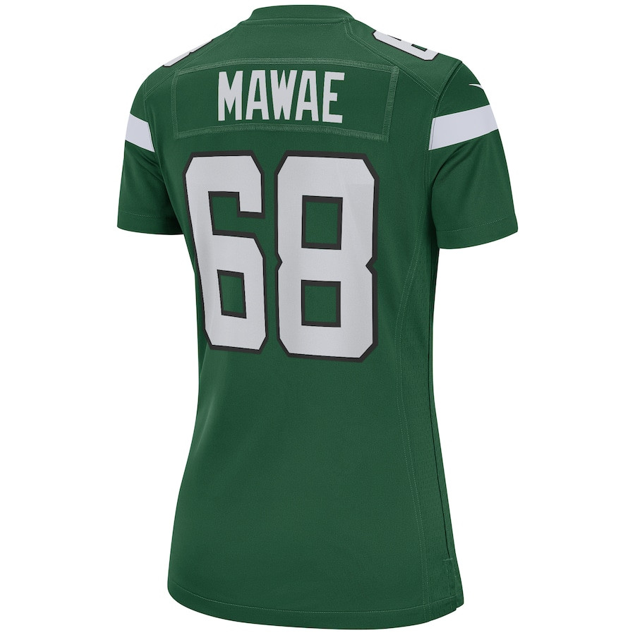 Kevin Mawae 68 New York Jets Women Game Retired Jersey - Gotham Green JS4460 Saliibo - Image 3
