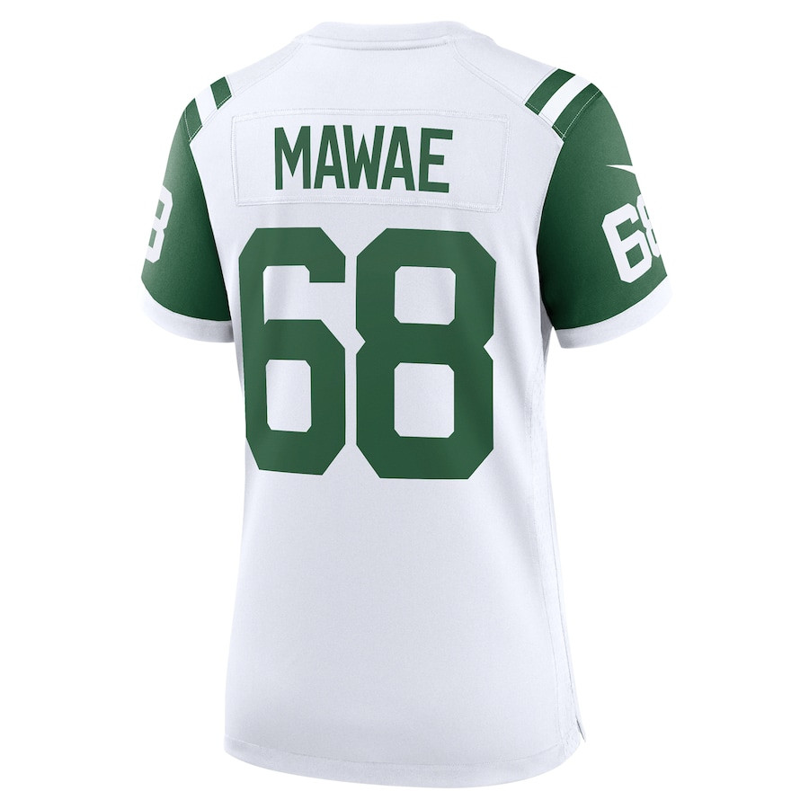 Kevin Mawae 68 New York Jets Women's Classic Alternate Retired Player Game Jersey - White JS2510 Saliibo - Image 3