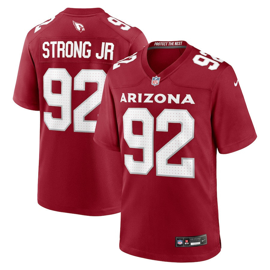 Kevin Strong 92 Arizona Cardinals Team Game Men Jersey - Cardinal JS5036 Saliibo