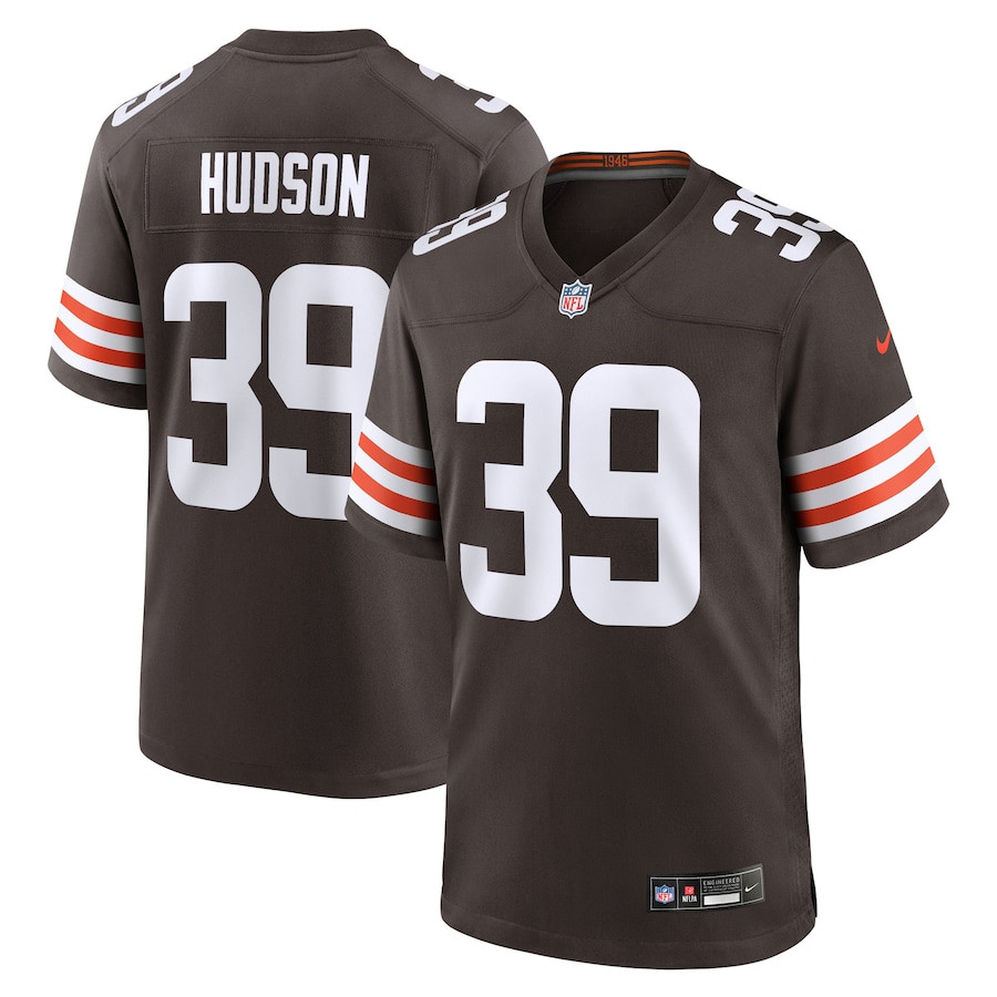 Khaleke Hudson 39 Cleveland Browns Team Game Men Jersey - Brown JS1956 Saliibo