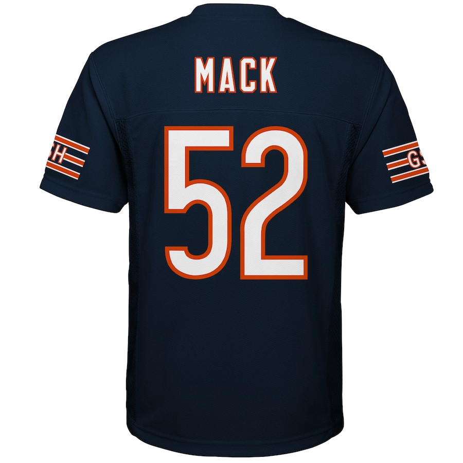 Khalil Mack 52 Chicago Bears YOUTH Jersey - Navy JS1368 Saliibo - Image 3