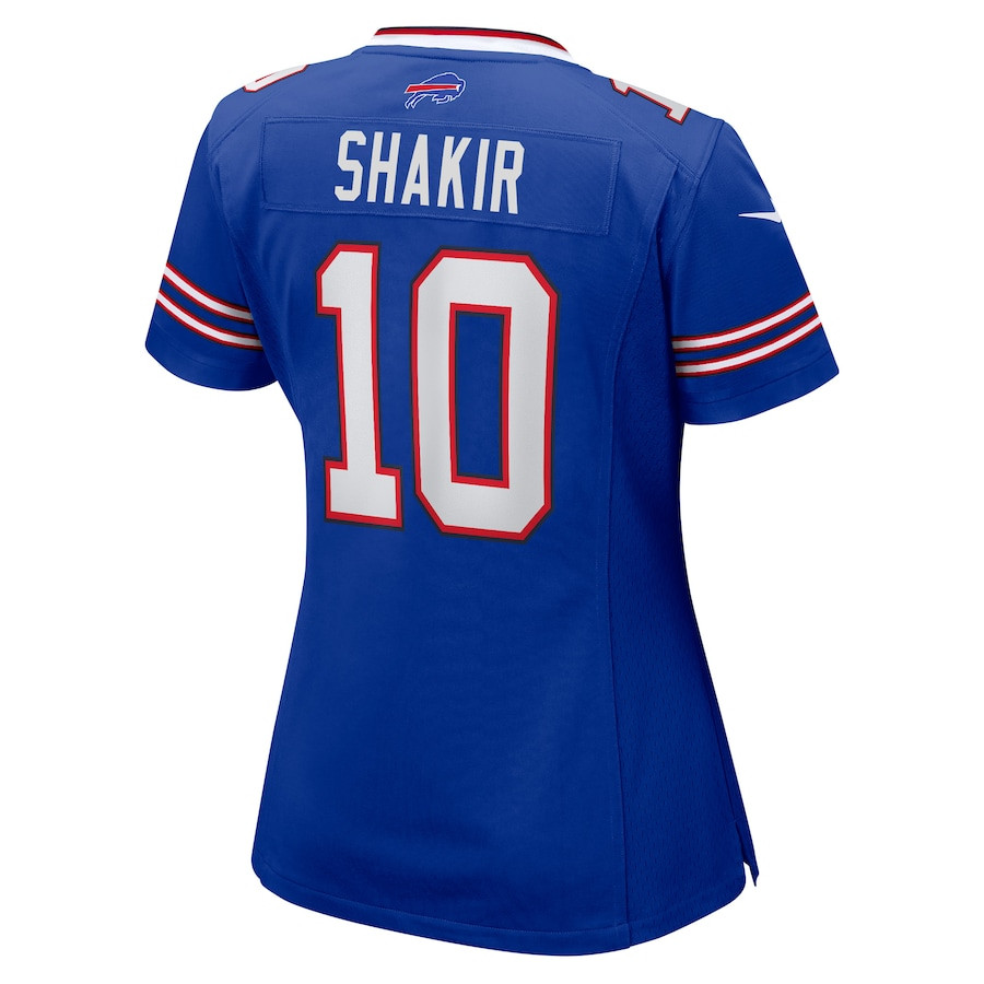 Khalil Shakir 10 Buffalo Bills Women Game Jersey - Royal JS4539 Saliibo - Image 3