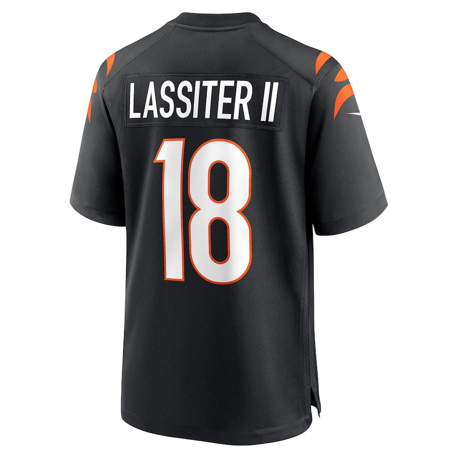 Kwamie Lassiter II 18 Cincinnati Bengals Team Game Men Jersey - Black JS2905 Saliibo - Image 3