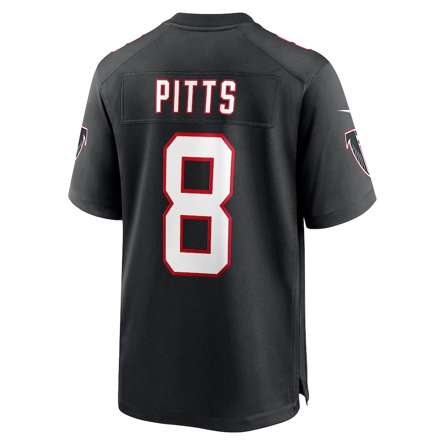 Kyle Pitts 8 Atlanta Falcons Men Game Jersey - Black JS4496 Saliibo - Image 3