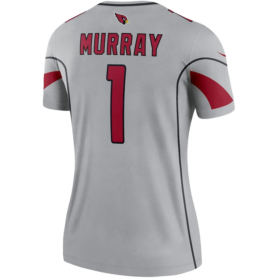 Kyler Murray 1 Arizona Cardinals Women Inverted Legend Jersey - Gray JS9318 Saliibo - Image 3