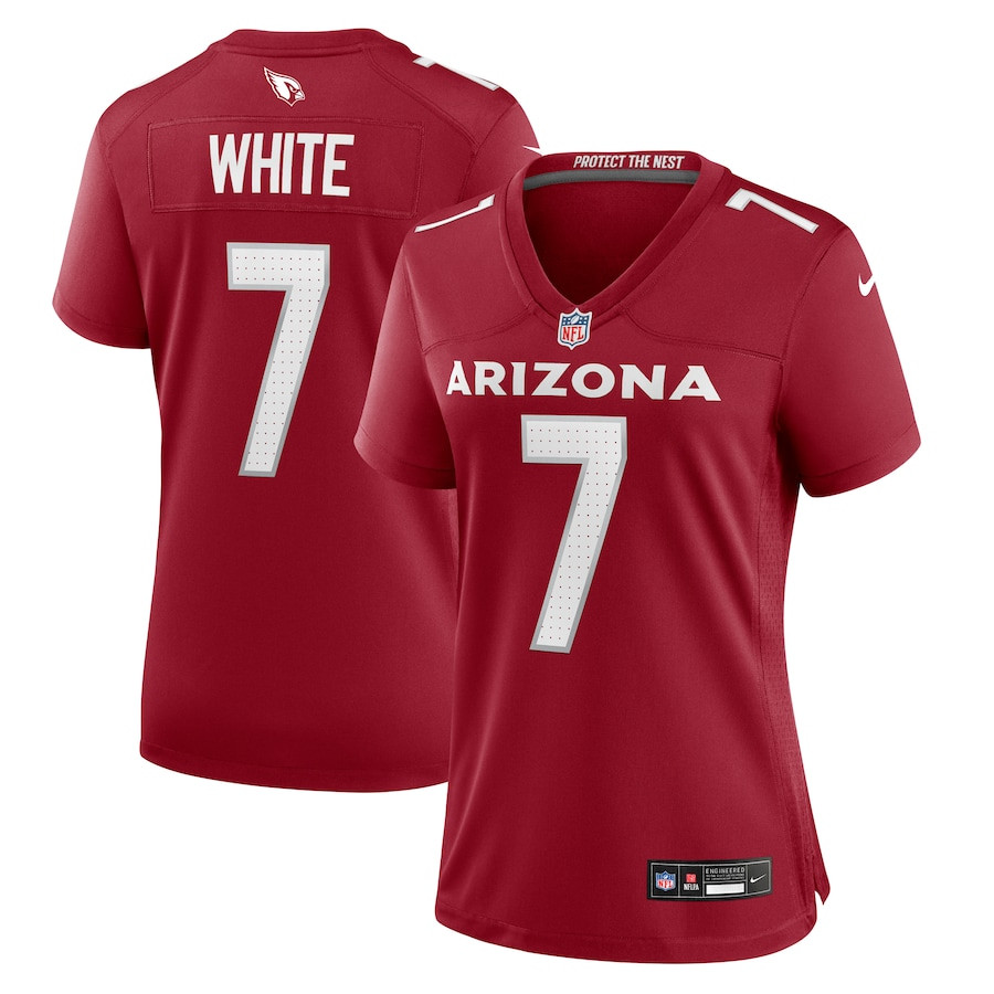 Kyzir White 7 Arizona Cardinals Women's Game Jersey - Cardinal JS2142 Saliibo