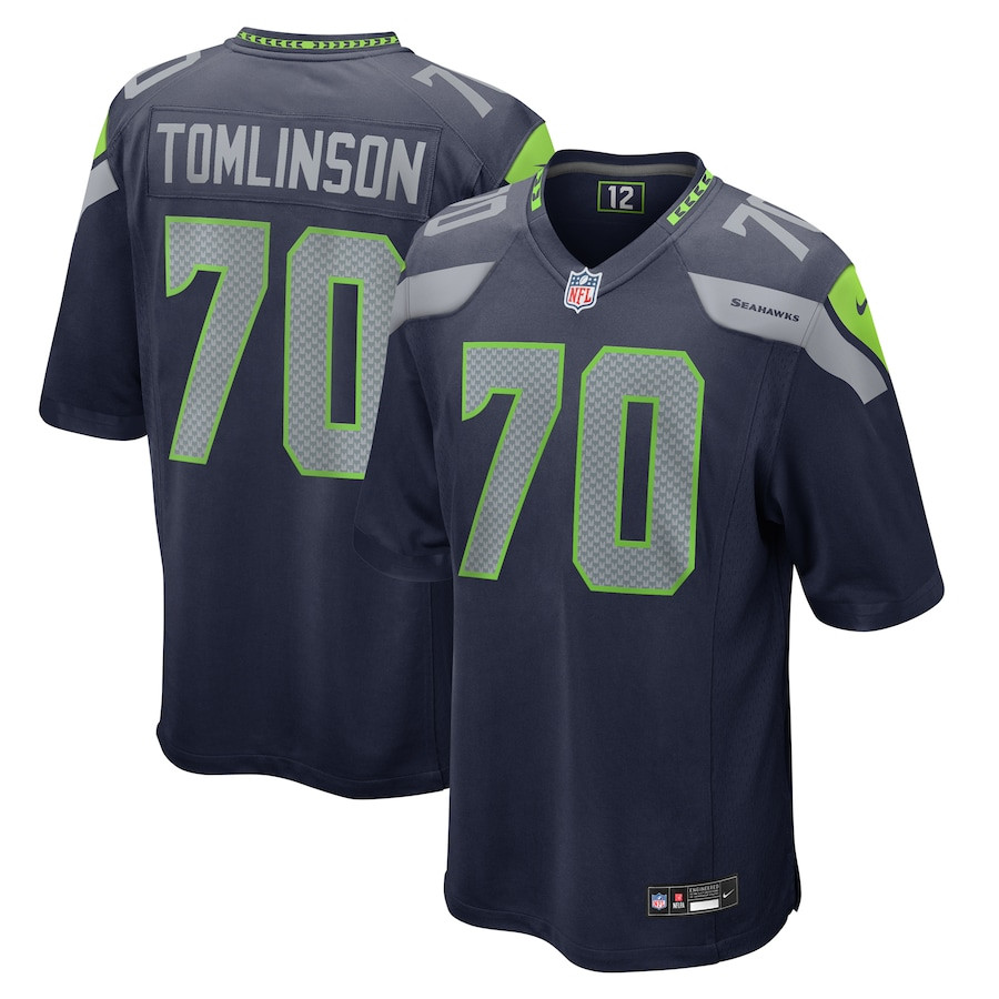 Laken Tomlinson 70 Seattle Seahawks Game Men Jersey - College Navy JS3718 Saliibo