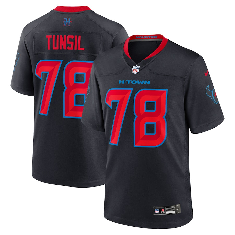 Laremy Tunsil 78 Houston Texans 2nd Alternate Game Men Jersey - Navy JS1818 Saliibo
