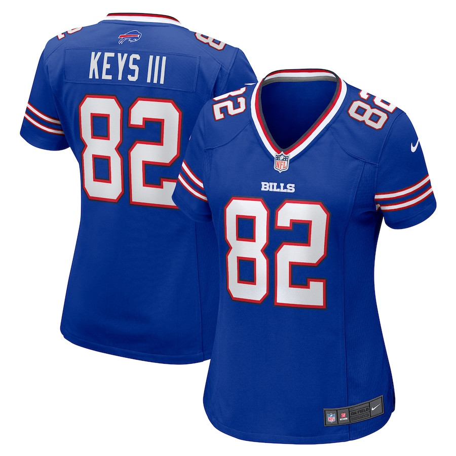 Lawrence Keys III 82 Buffalo Bills Women's Game Jersey - Royal JS1317 Saliibo