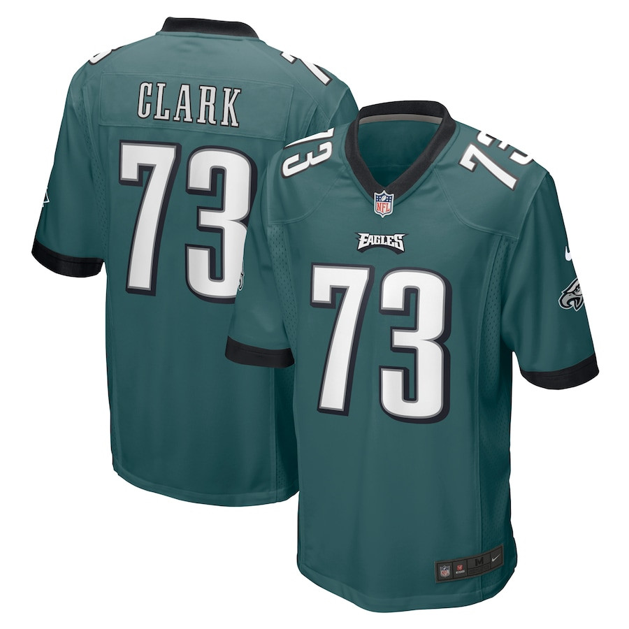 Le'Raven Clark 73 Philadelphia Eagles Game Men Jersey - Midnight Green JS8460 Saliibo