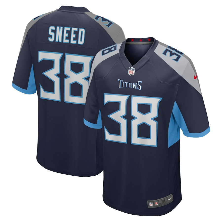L'Jarius Sneed 38 Tennessee Titans Team Game Men Jersey - Navy JS4529 Saliibo