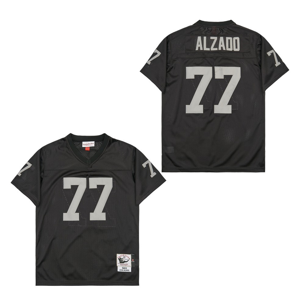 Lyle Alzado 77 Las Vegas Raiders Throwback Men Jersey - Black JS2038 Saliibo