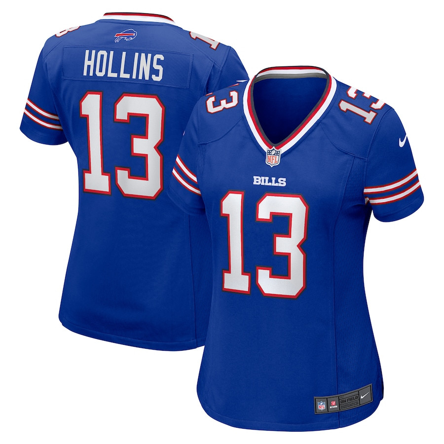 Mack Hollins 13 Buffalo Bills Women's Game Jersey - Royal JS8893 Saliibo