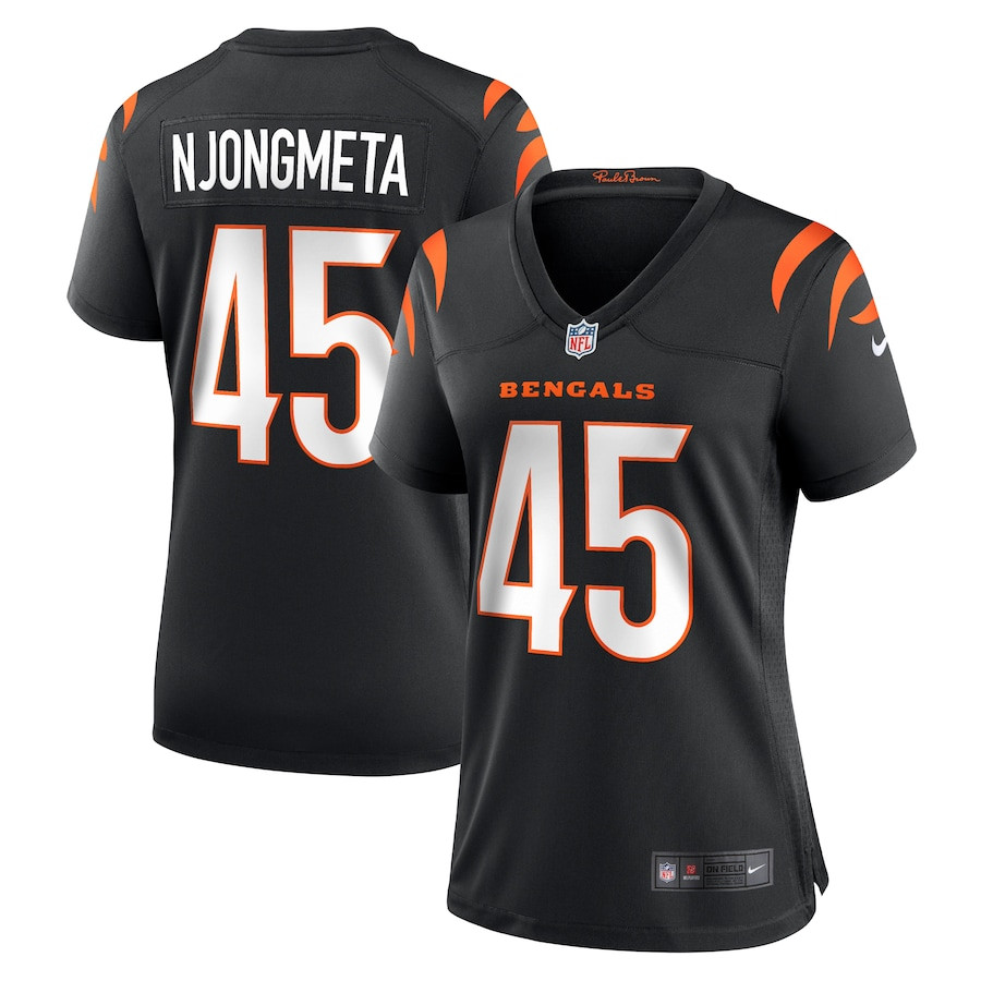 Maema Njongmeta 45 Cincinnati Bengals Women's Game Jersey - Black JS8605 Saliibo