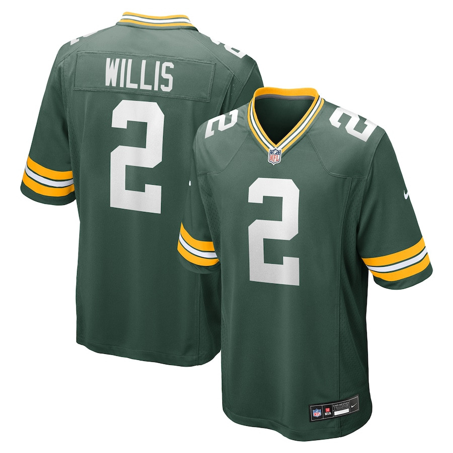 Malik Willis 2 Green Bay Packers Game Men Jersey - Green JS2588 Saliibo