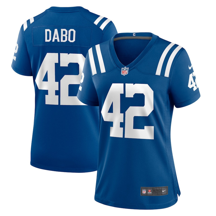 Marcel Dabo 42 Indianapolis Colts Women's Game Jersey - Royal JS6456 Saliibo