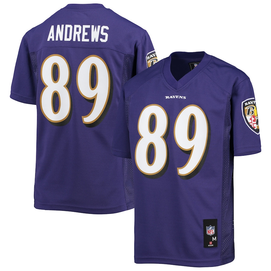 Mark Andrews 89 Baltimore Ravens YOUTH Jersey - Purple JS8643 Saliibo