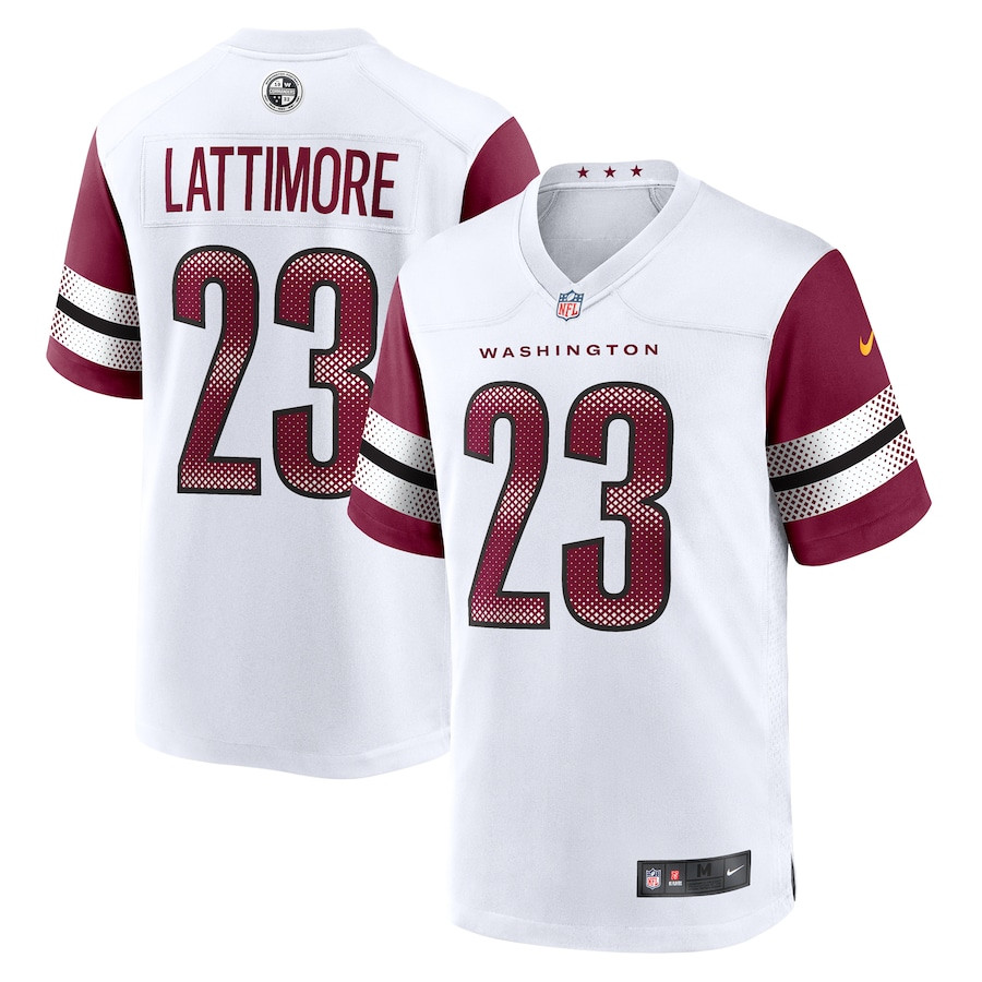 Marshon Lattimore 23 Washington Commanders Game Men Jersey - White JS1560 Saliibo