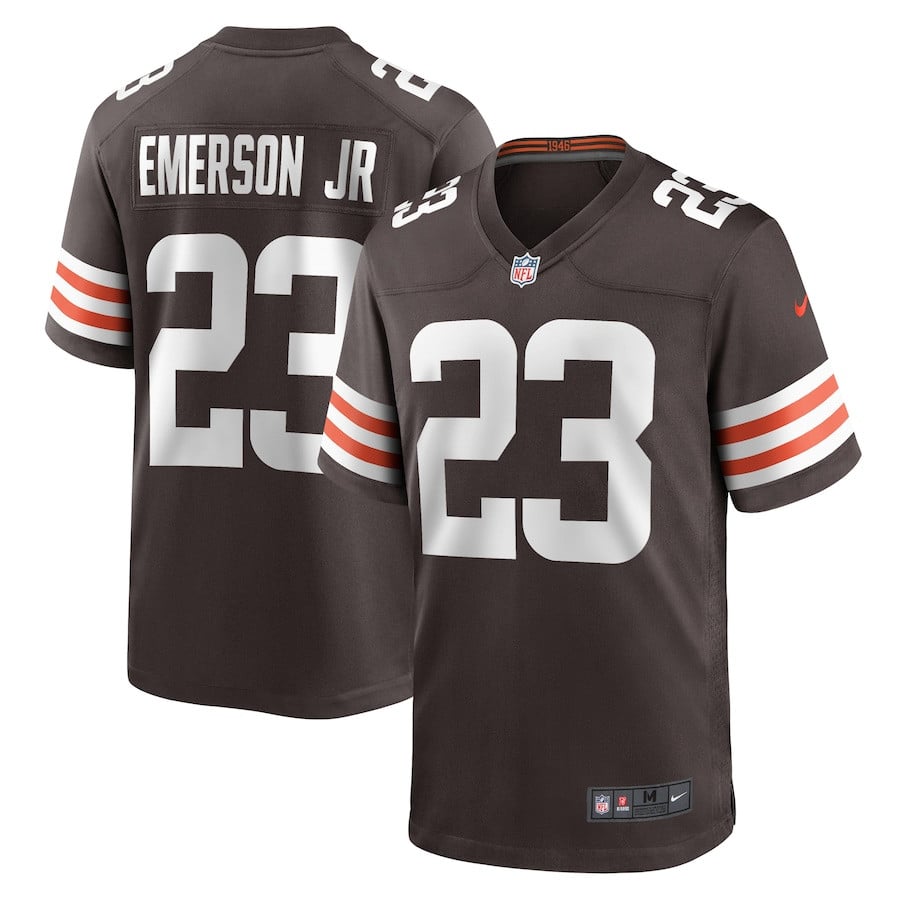 Martin Emerson Jr. 23 Cleveland Browns Game Men Jersey - Brown JS2337 Saliibo