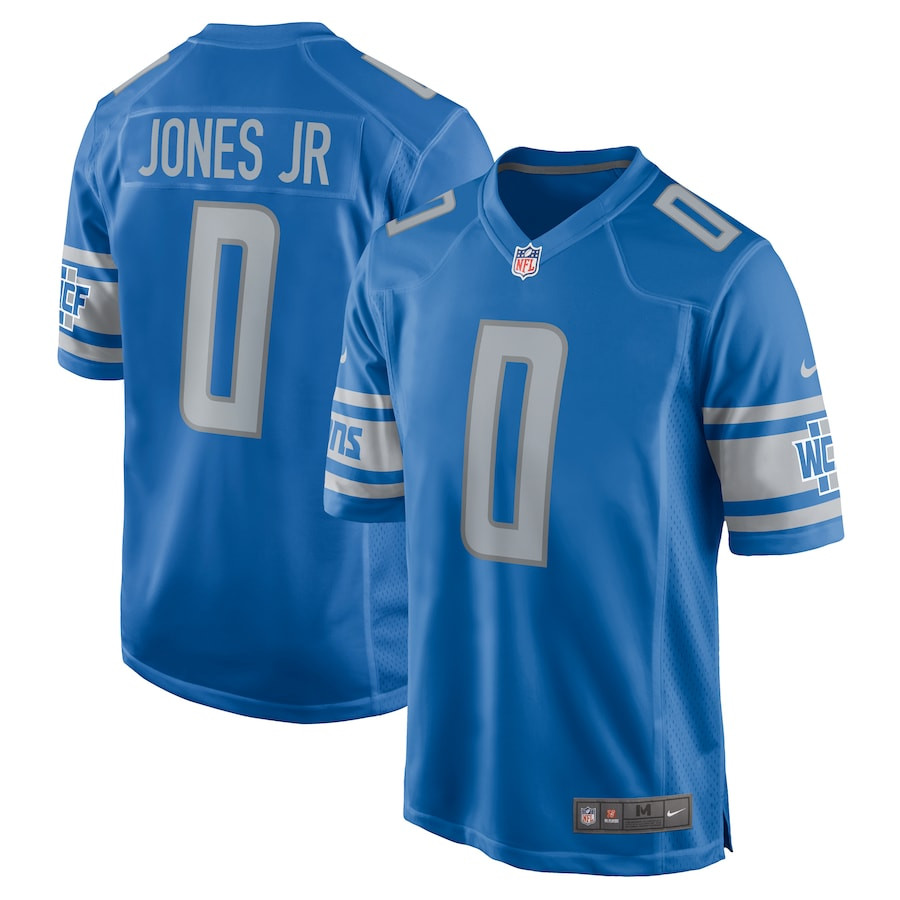 Marvin Jones Jr. 0 Detroit Lions Game Men Jersey - Blue JS4957 Saliibo