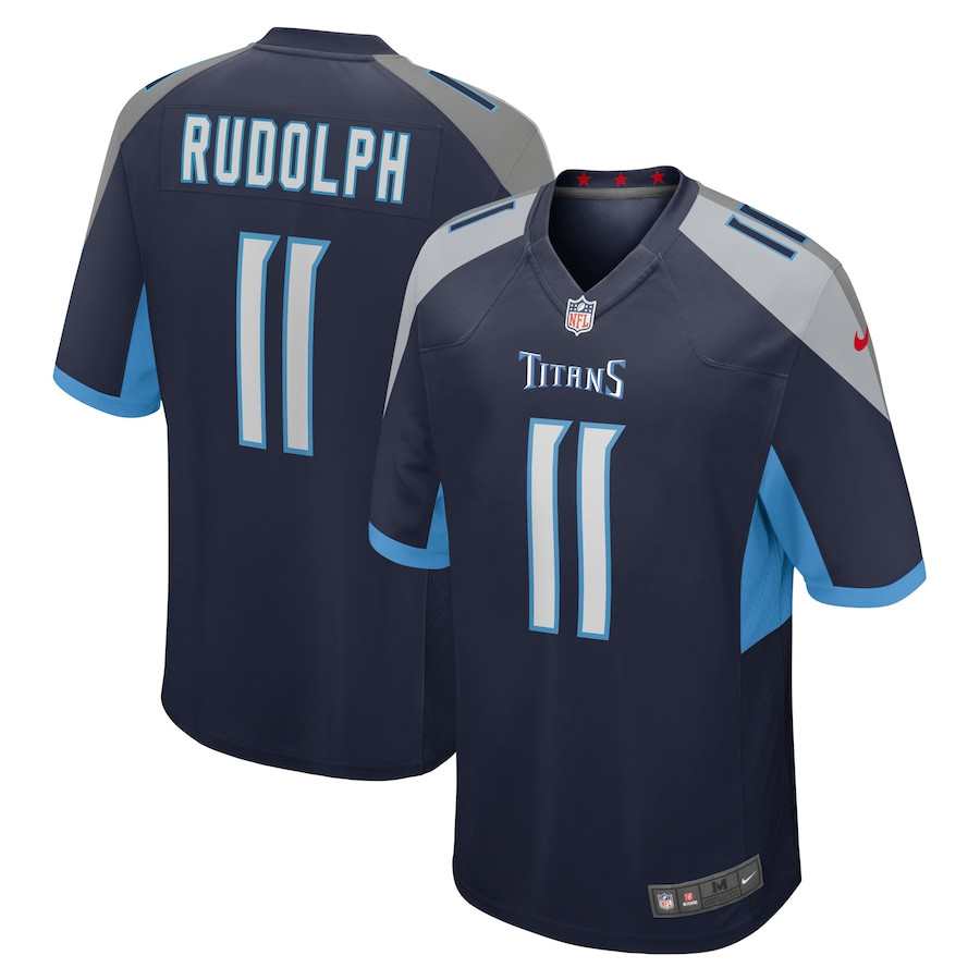 Mason Rudolph 11 Tennessee Titans Game Men Jersey - Navy JS2640 Saliibo