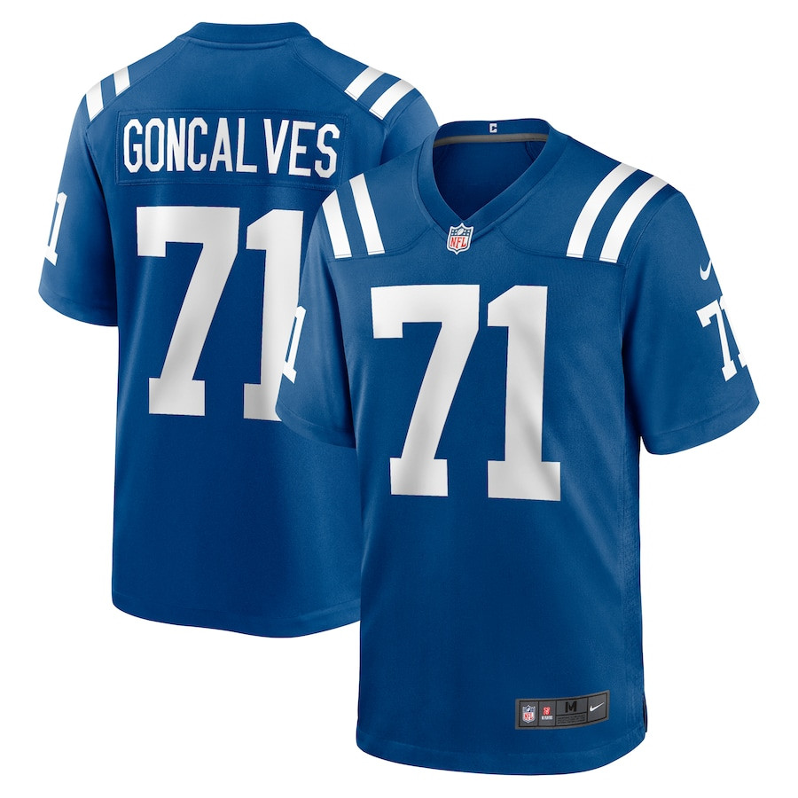Matt Goncalves 71 Indianapolis Colts Game Men Jersey - Royal JS4446 Saliibo