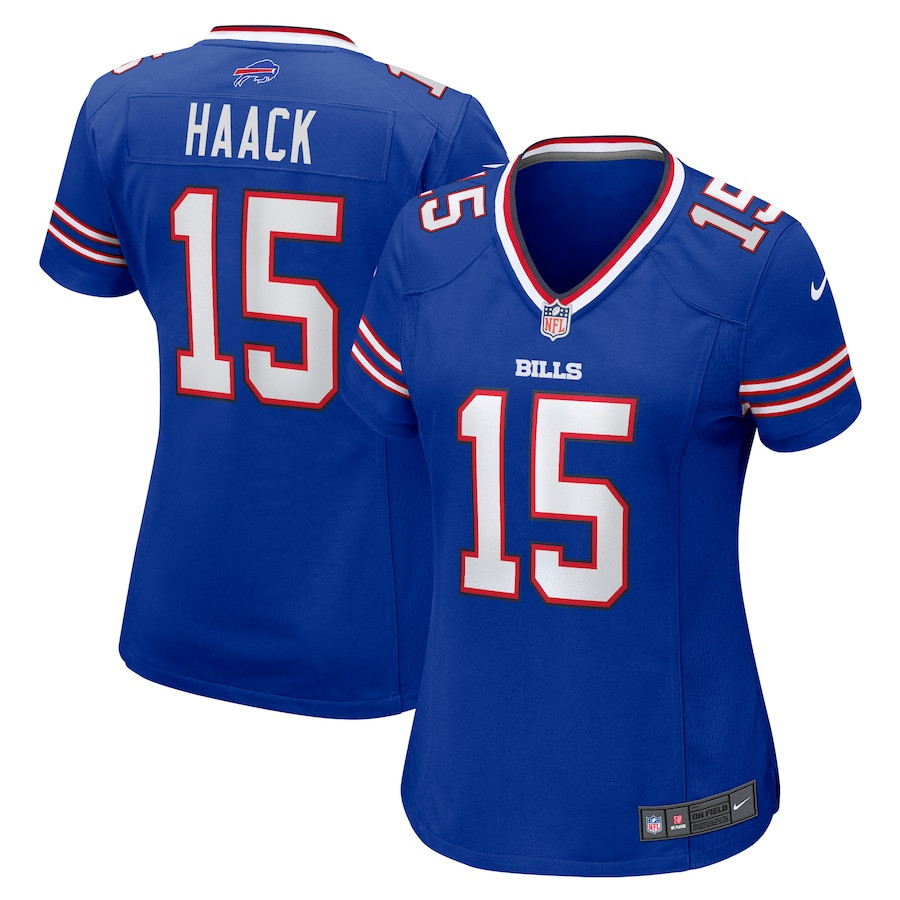 Matt Haack 15 Buffalo Bills Women's Game Jersey - Royal JS4188 Saliibo