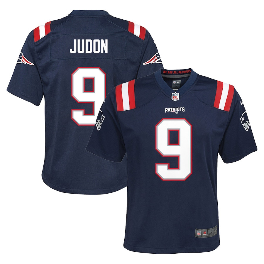 Matthew Judon 9 New England Patriots YOUTH Game Jersey - Navy JS4604 Saliibo