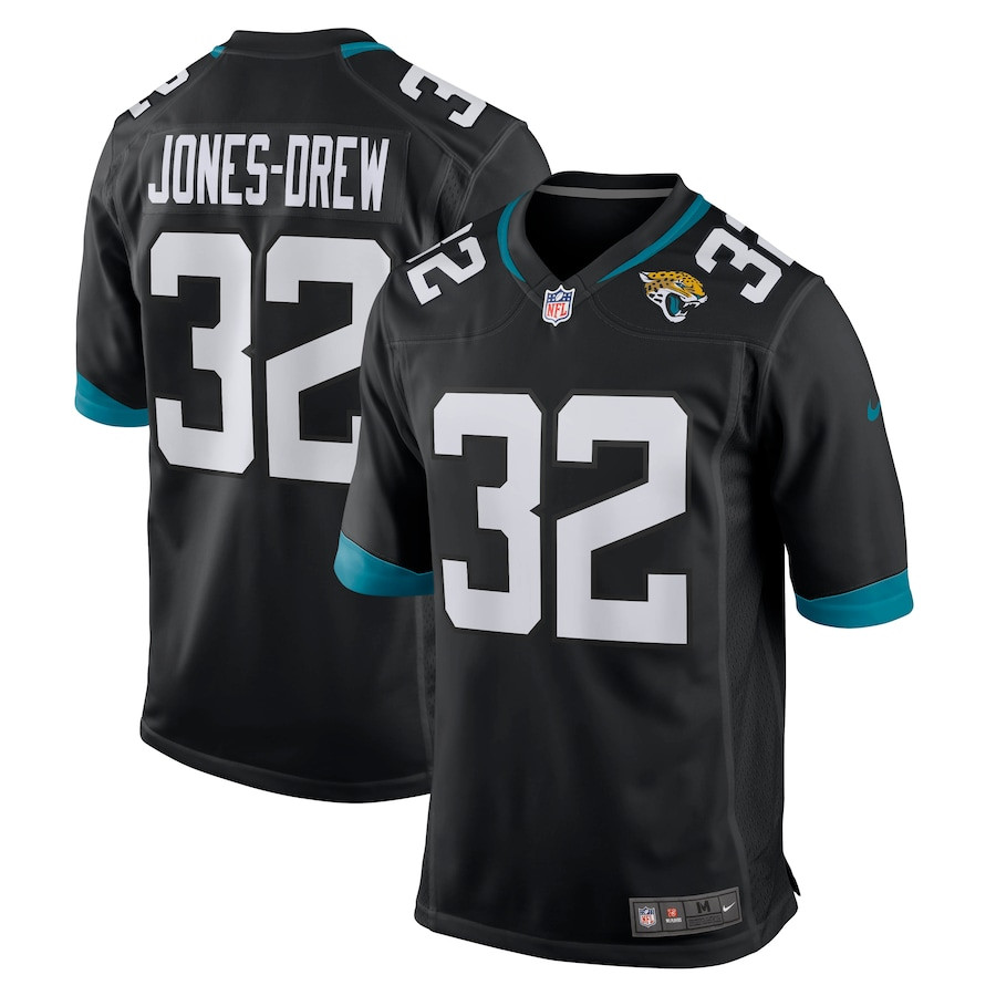 Maurice Jones-Drew 32 Jacksonville Jaguars Men Game Retired Jersey - Black JS2036 Saliibo