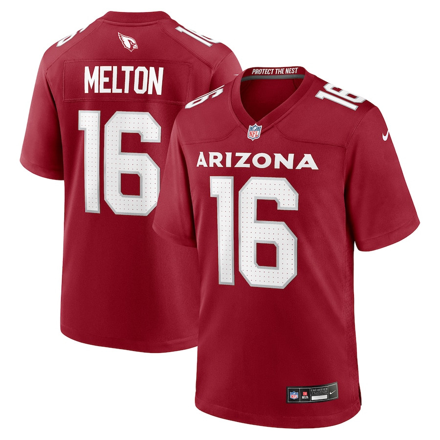 Max Melton 16 Arizona Cardinals Team Game Men Jersey - Cardinal JS8718 Saliibo