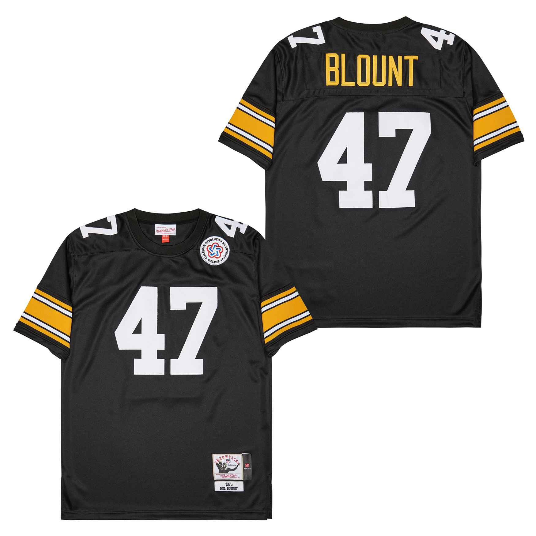 Mel Blount 47 Pittsburgh Steelers Retro Throwback Men Jersey - Black JS4602 Saliibo