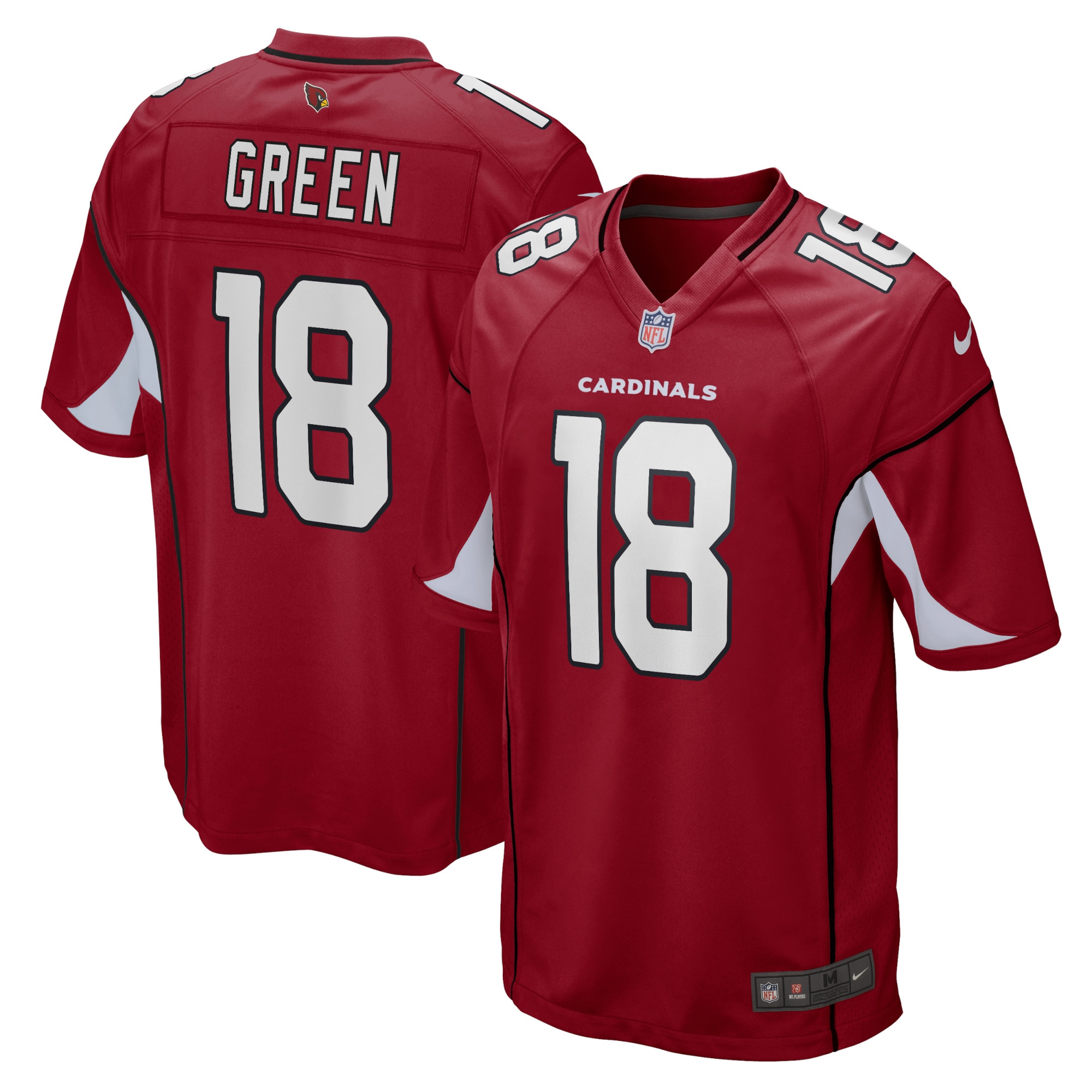 Men's Arizona Cardinals A.J. Green Cardinal Game Jersey JS6512 Saliibo