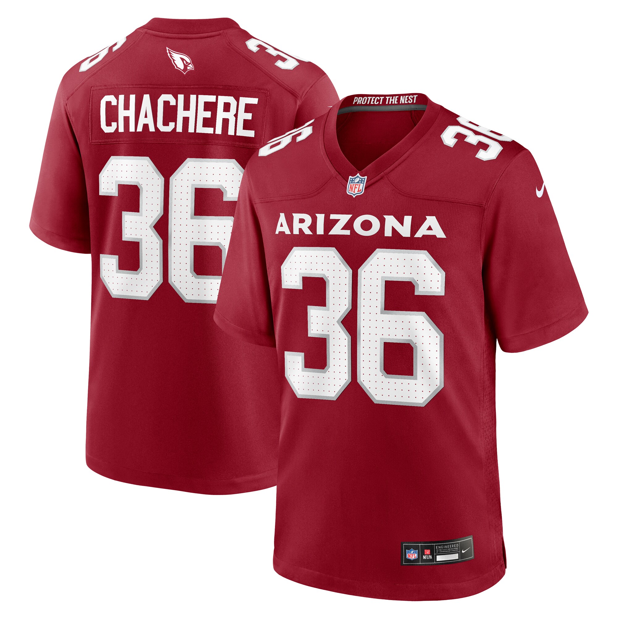 Men's Arizona Cardinals Andre Chachere Cardinal Team Game Jersey JS9653 Saliibo