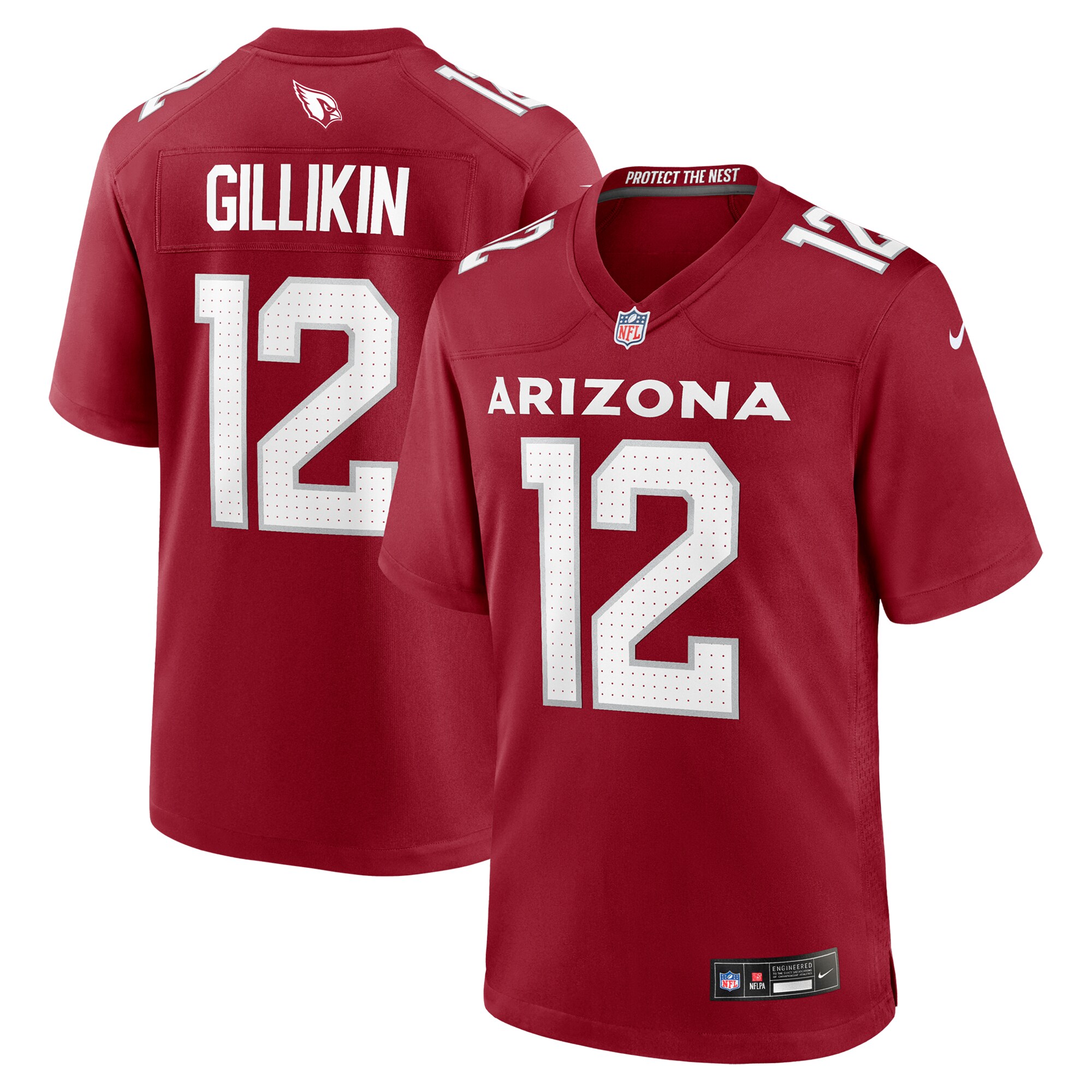 Men's Arizona Cardinals Blake Gillikin Cardinal Team Game Jersey JS7717 Saliibo