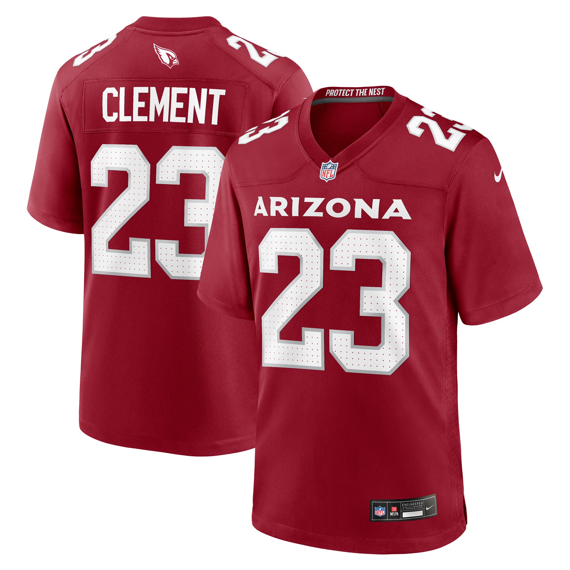 Men's Arizona Cardinals Corey Clement Cardinal Team Game Jersey JS2146 Saliibo