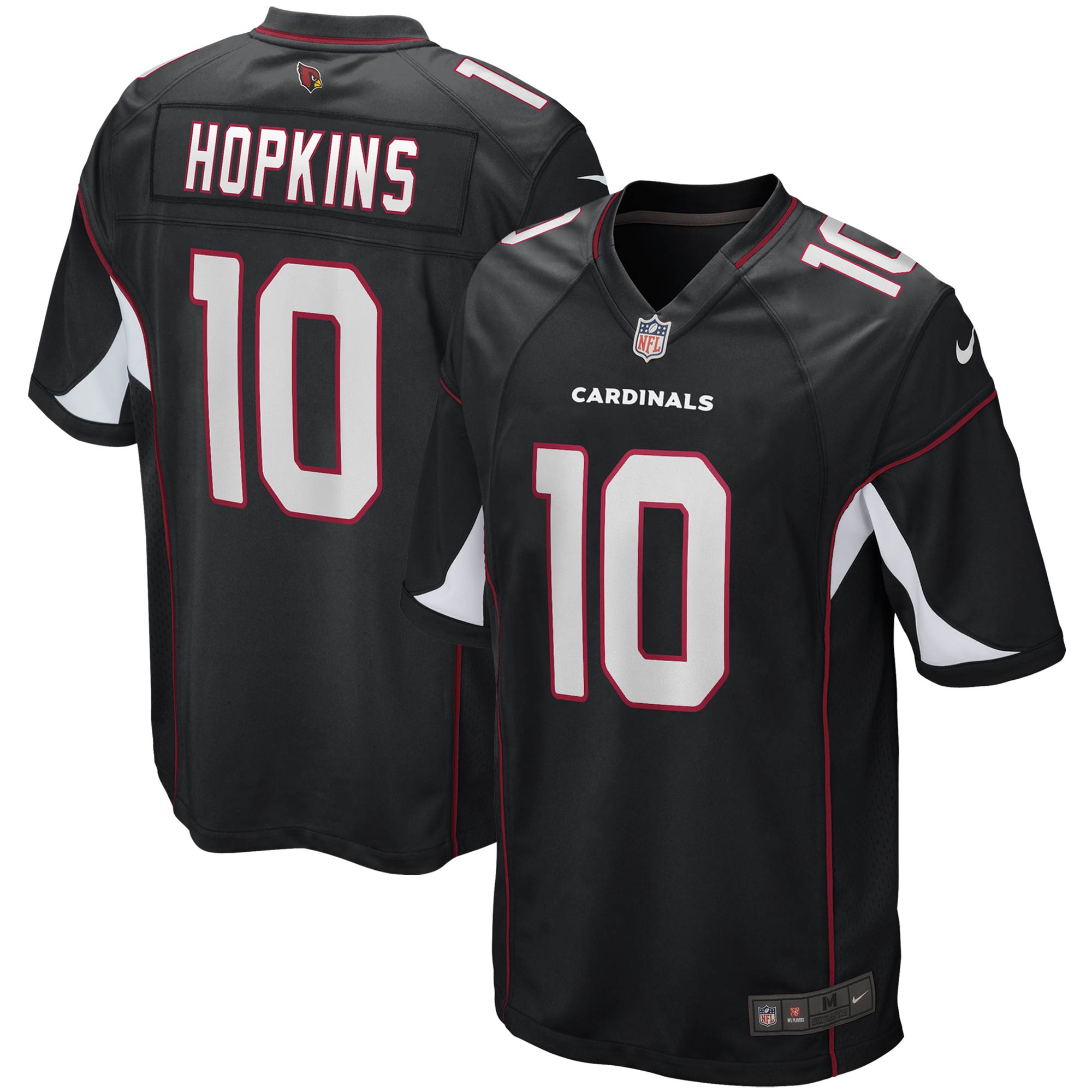 Men's Arizona Cardinals DeAndre Hopkins Black Game Jersey JS9965 Saliibo
