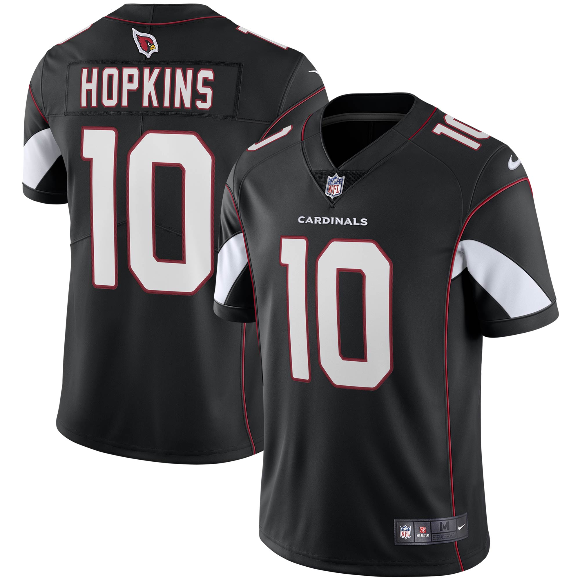 Men's Arizona Cardinals DeAndre Hopkins Black Vapor Limited Jersey JS9145 Saliibo
