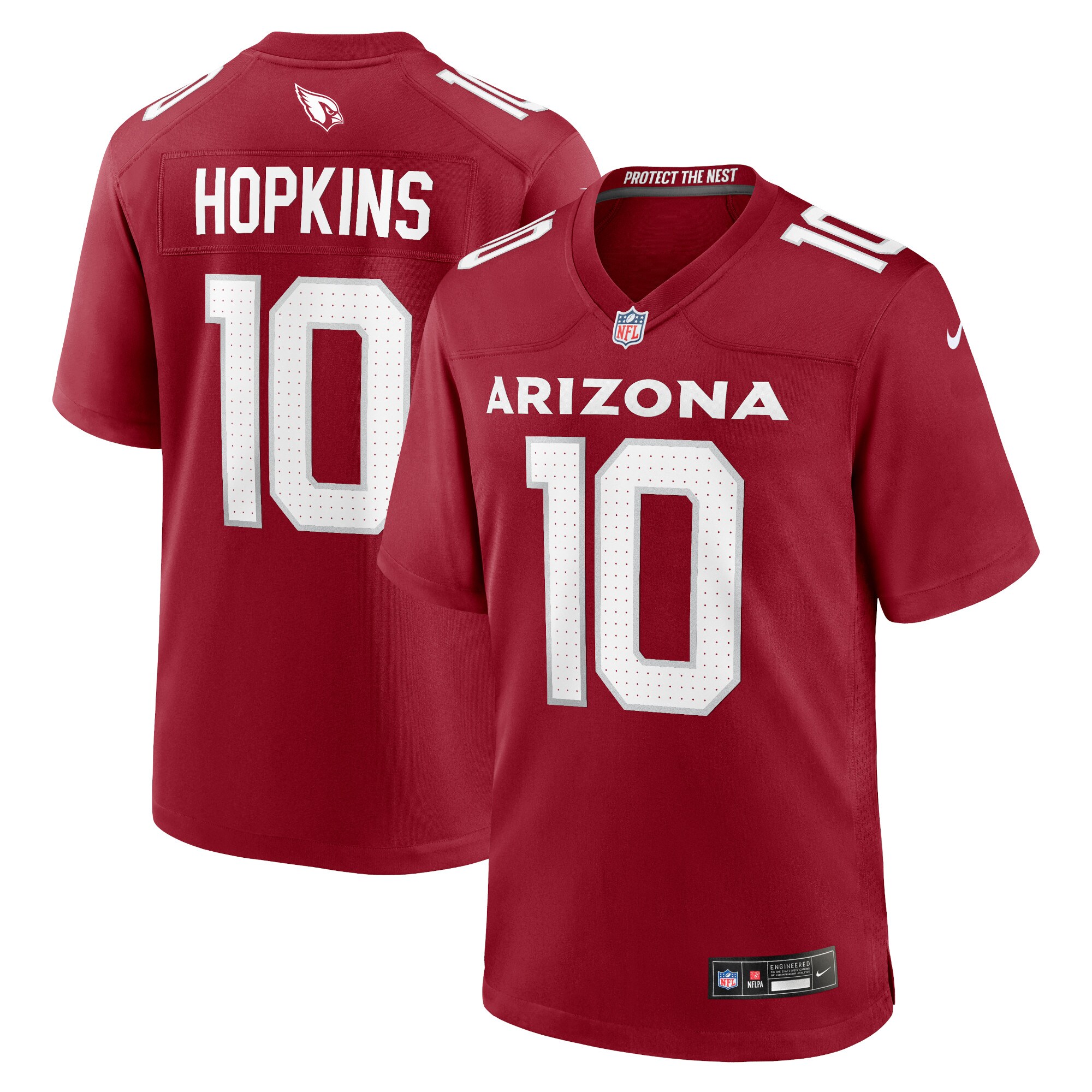 Men's Arizona Cardinals DeAndre Hopkins Cardinal Game Player Jersey JS7003 Saliibo
