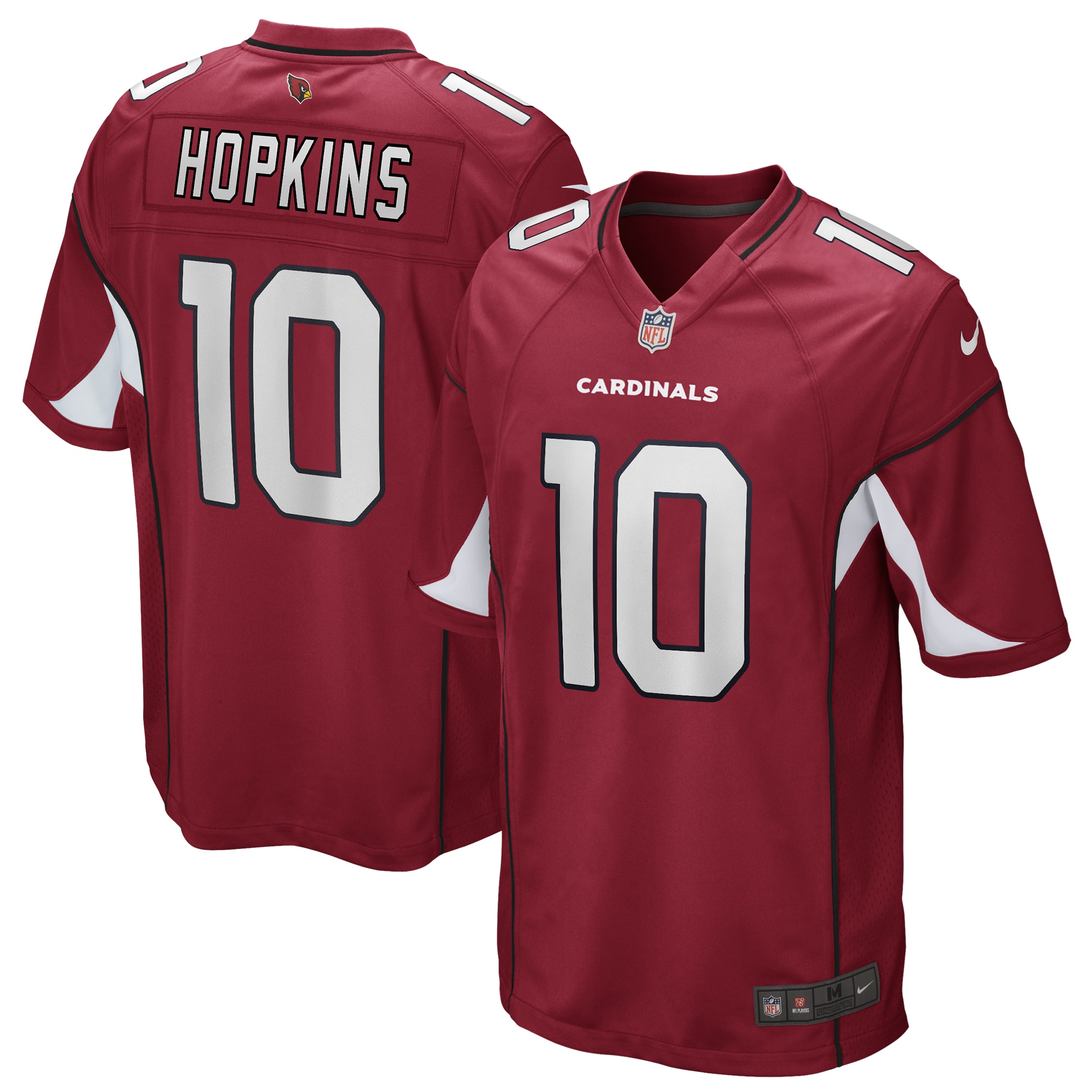 Men's Arizona Cardinals DeAndre Hopkins Cardinal Player Game Jersey JS1550 Saliibo