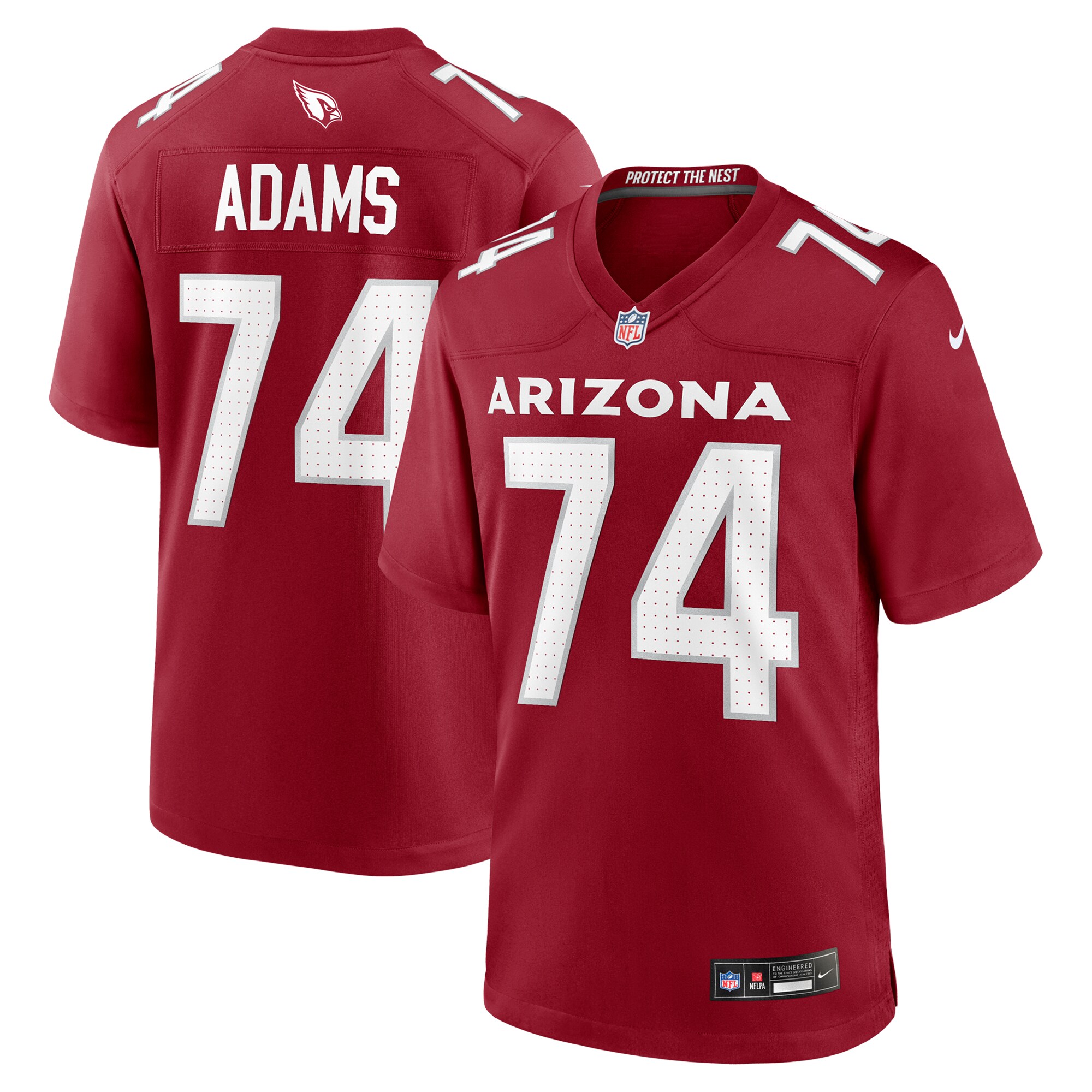Men's Arizona Cardinals Isaiah Adams Cardinal Team Game Jersey JS9888 Saliibo