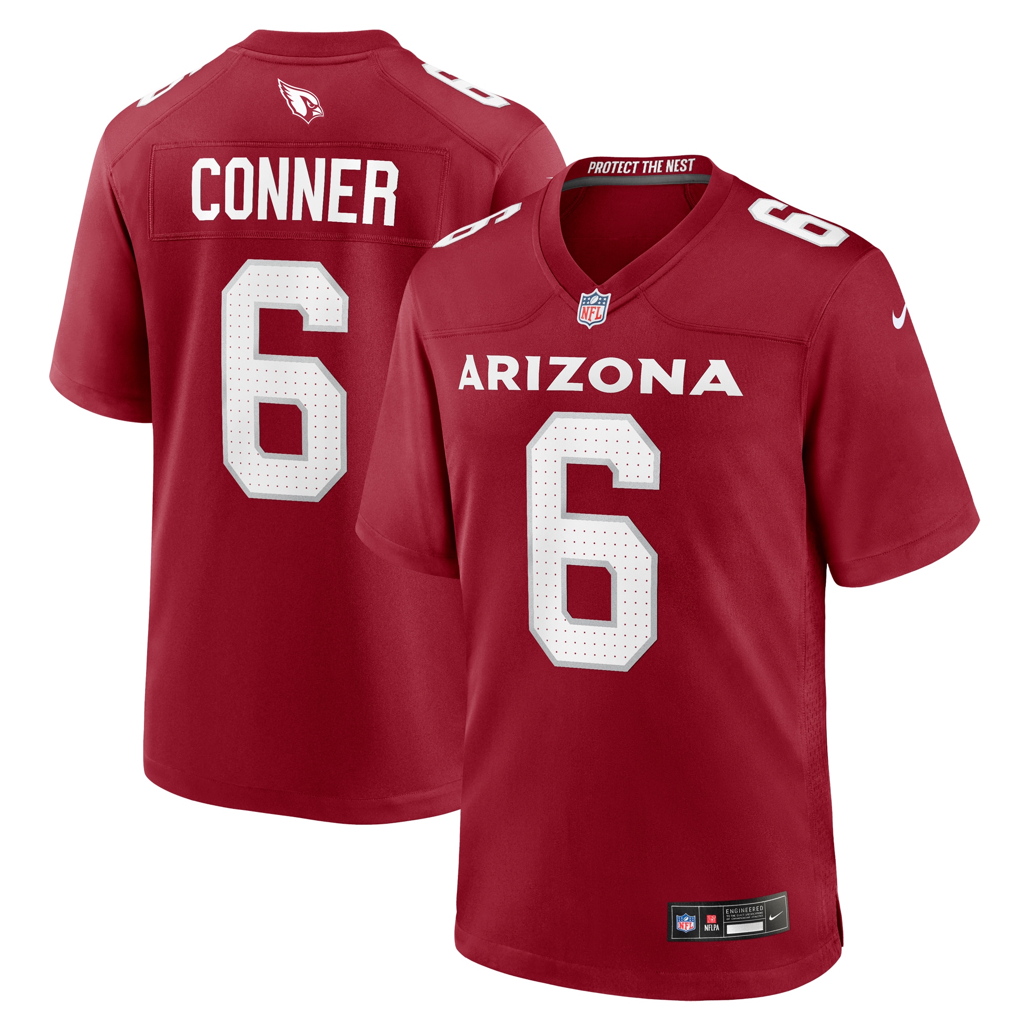 Men's Arizona Cardinals James Conner Cardinal Home Game Jersey JS1666 Saliibo